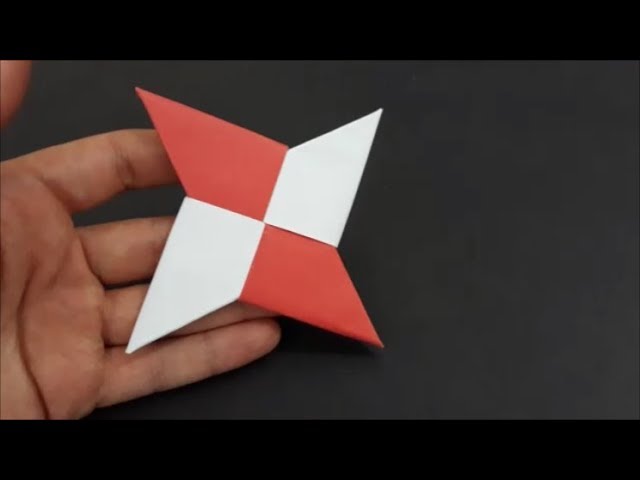 Origami __ Ninja Yıldızı Nasıl Yapılır 