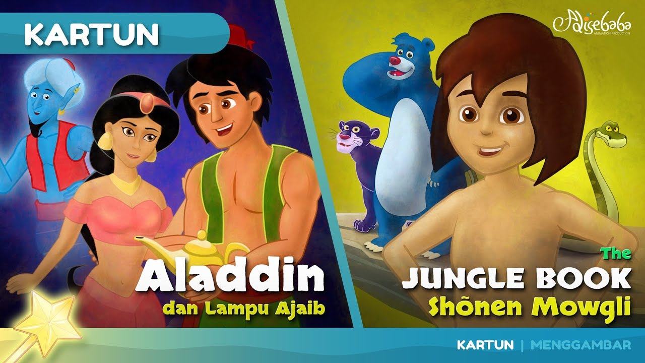 Aladdin bedtime stories for kids cartoon animation 