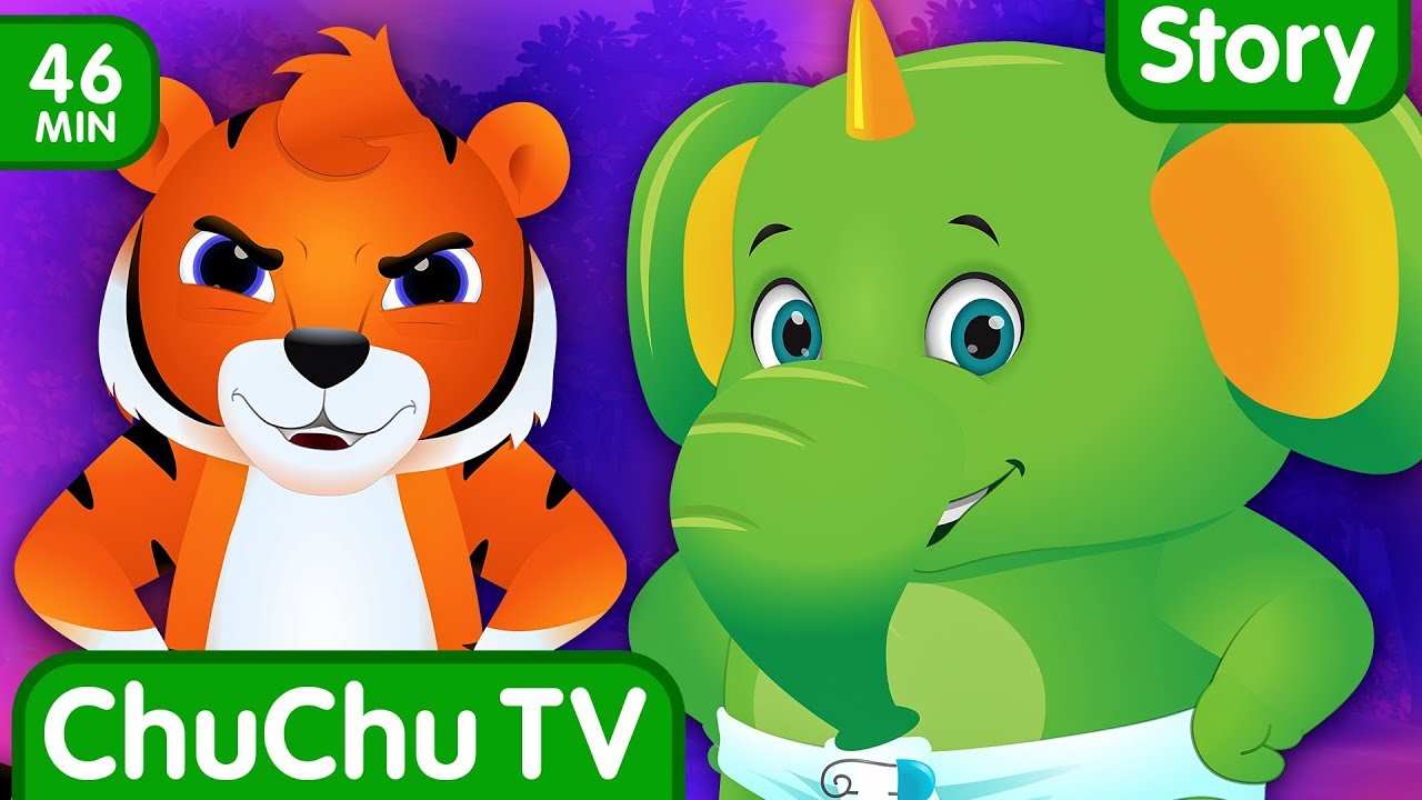 Jingo the baby elephant & more bedtime animal stories for babies and kids by ChuChu TV Storytime 