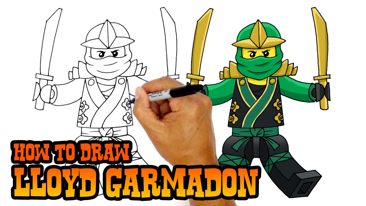 How to Draw Ninjago | Lloyd 