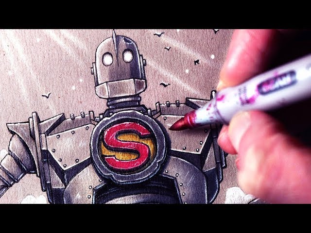 Let's Draw THE IRON GIANT - FAN ART FRIDAY 