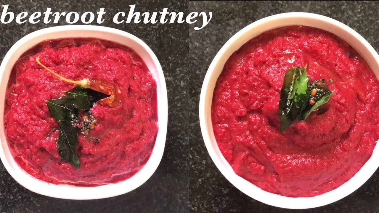 Beetroot Chutney for Idli, Dosa | பீட்ரூட் சட்னி | Beetroot Chutney Recipe | Side dish for Idli Dosa 