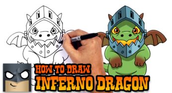 How to Draw Clash Royale | Inferno Dragon