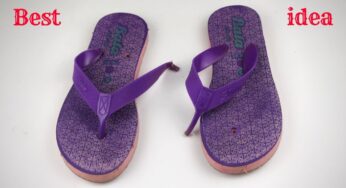 Waste material reuse idea | Best out of waste | DIY arts and crafts | Recycling sandals