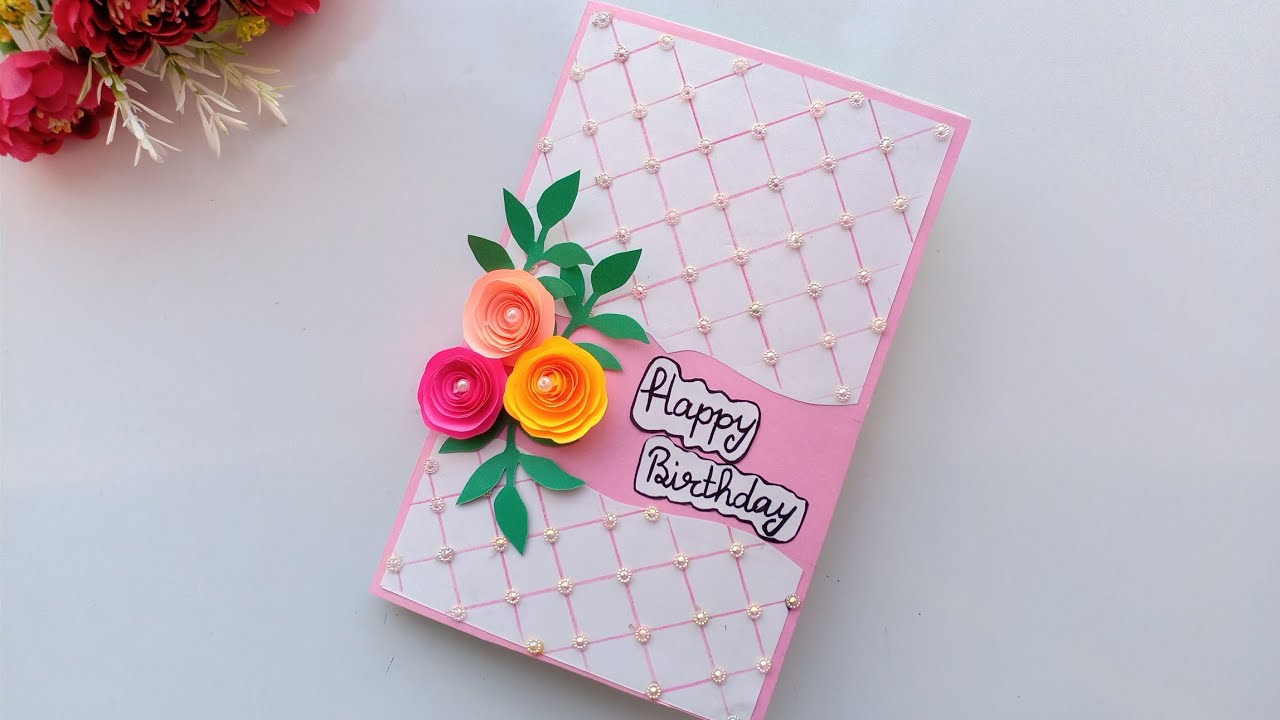 Beautiful Handmade Birthday card idea / DIY Greeting Cards for Birthday. 