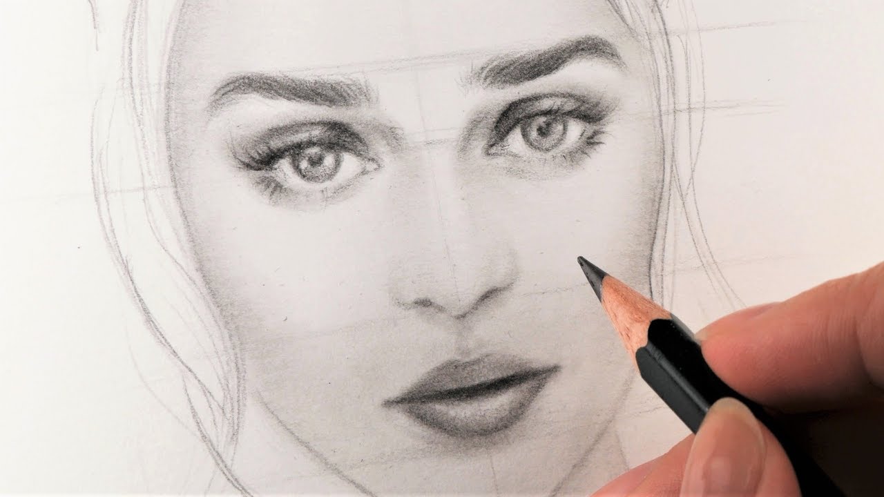 SKETCHBOOK Practice - Drawing a Female Face from Reference - Daenerys 1