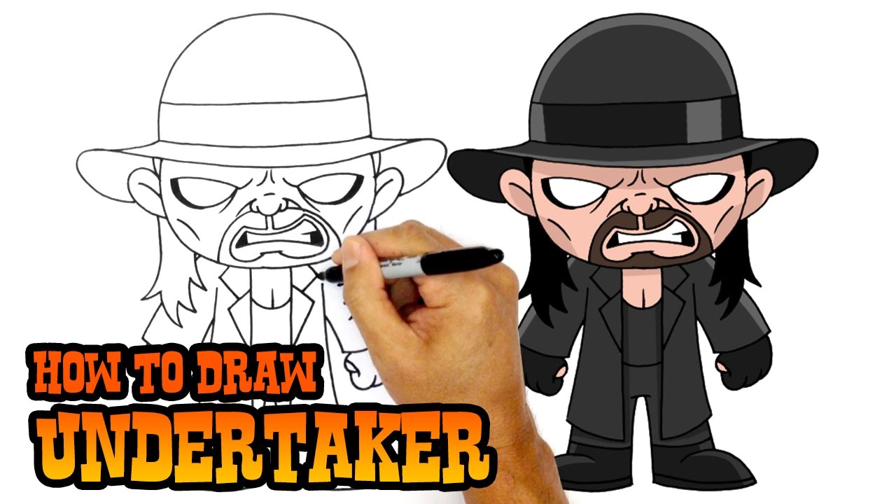 How to Draw Undertaker | WWE Superstars 