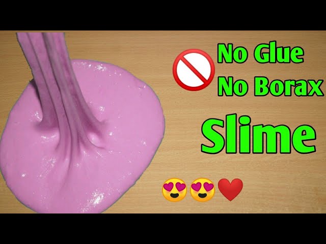 How To Make Slime Without Glue Or Borax l How To Make Slime With Flour and Salt l No Glue Slime 