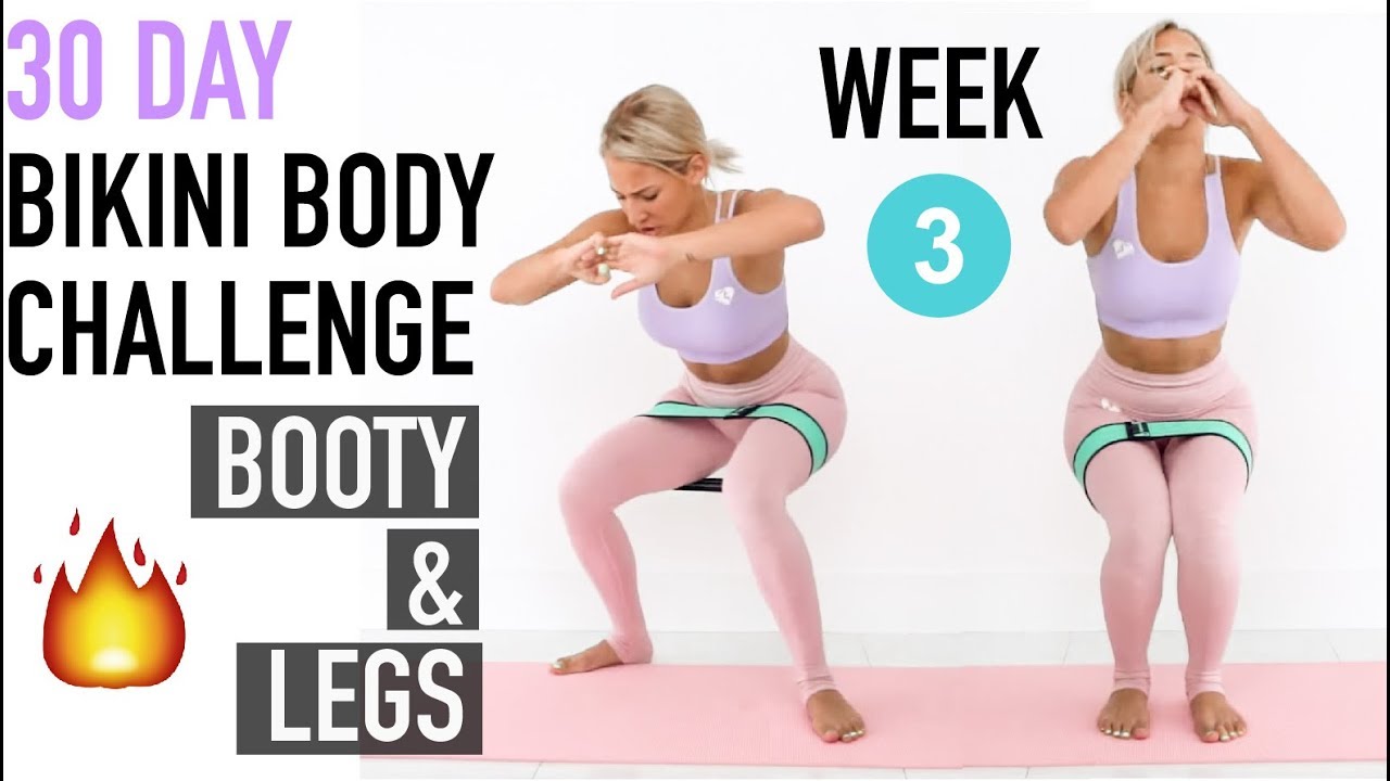 30 Day Bikini Body Challenge | Booty & Leg Workout - WEEK 3 