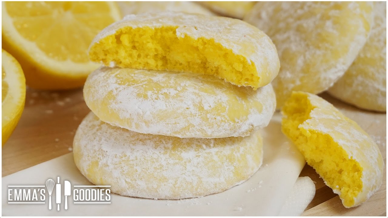 Soft Lemon Cookie Recipe ( Melt in your mouth Cookies ) 