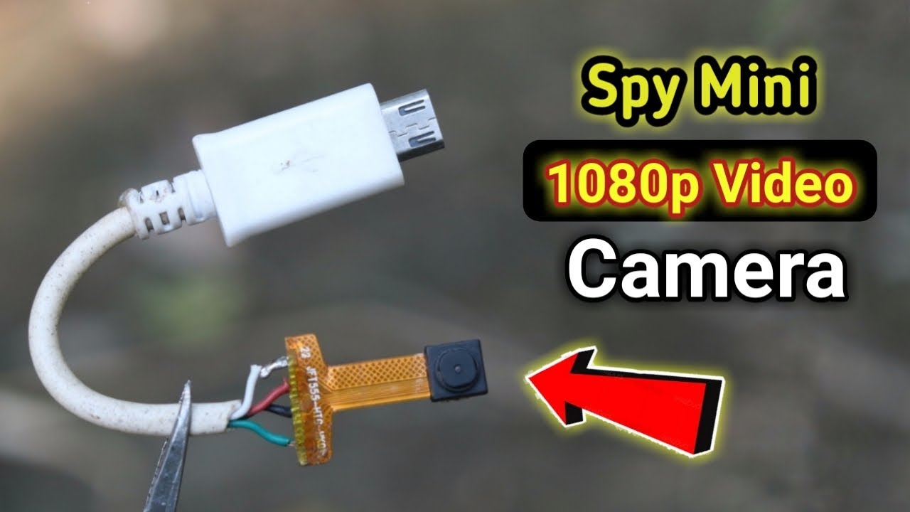 How to make mini Spy 1080p Video Camera - With old mobile Camera 