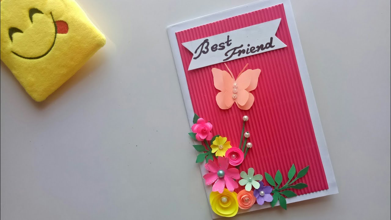 Handmade friendship card || friendship day card 