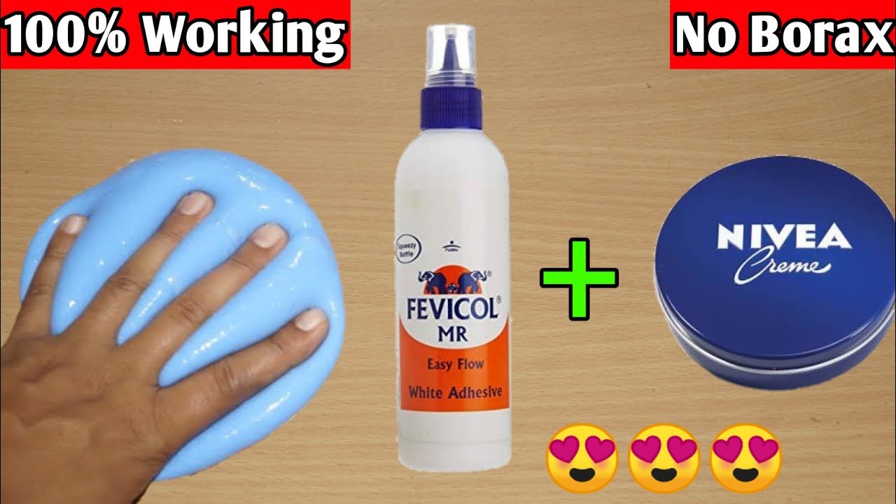 How To Make Slime With Fevicol Without Borax? l How To Make Slime 