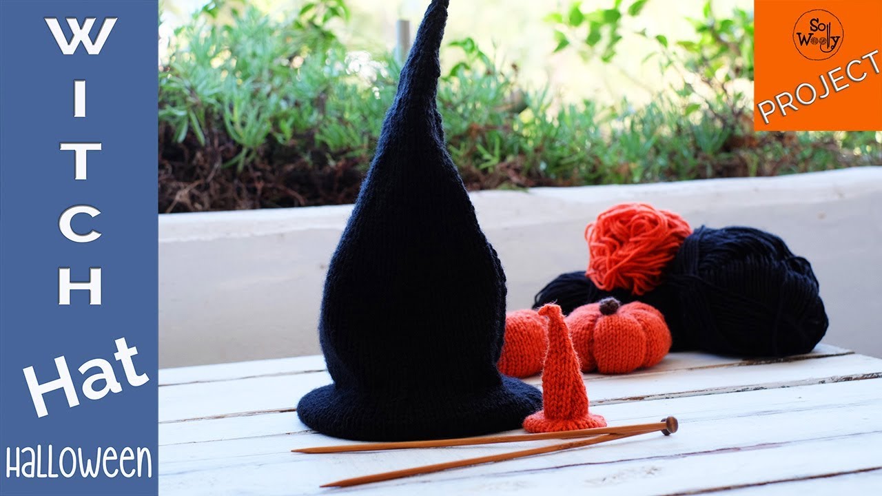 How to knit a Witch-Wizard-Warlock Hat for Halloween -So Woolly 2