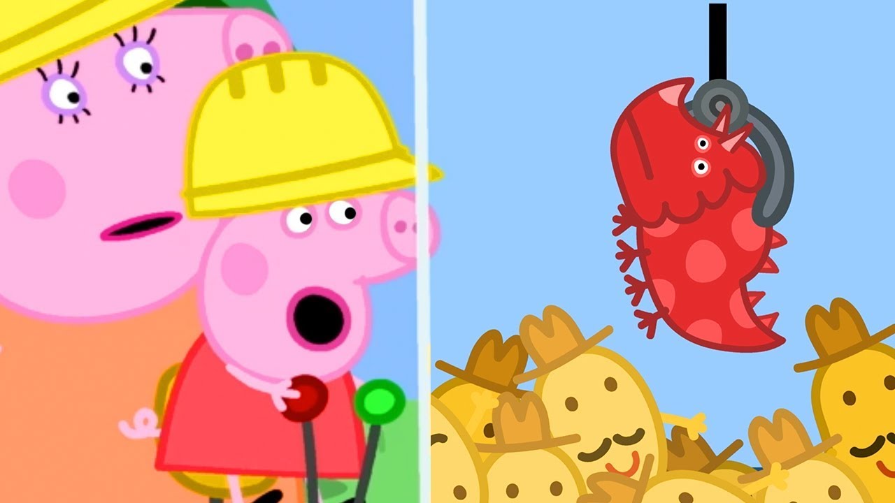 Peppa Pig Official Channel | Peppa Pig's Fun Time At Digger World 
