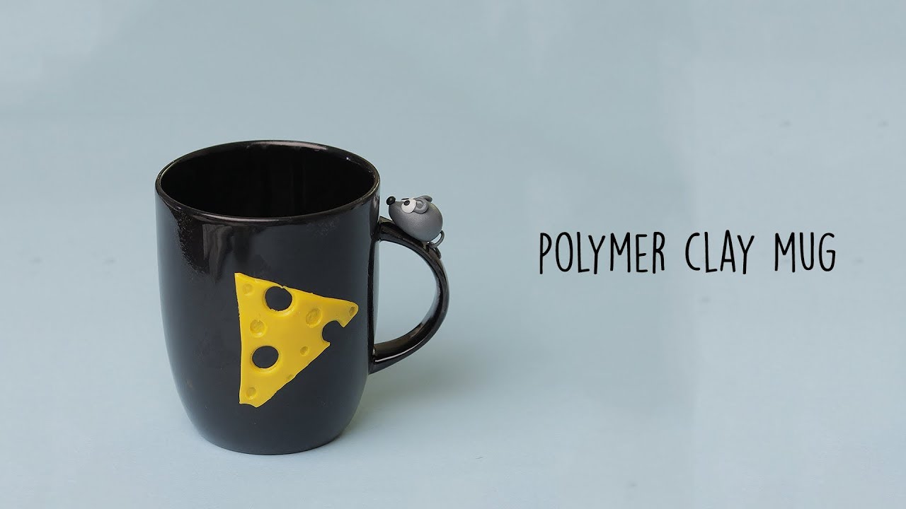 Polymer Clay DIY | Polymer Clay Mug Decoration 