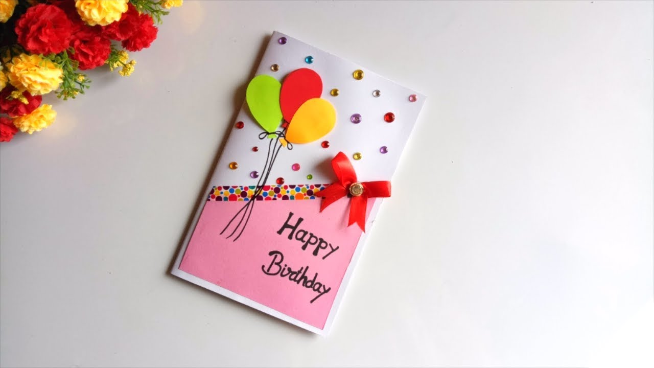 Beautiful Handmade Birthday Card idea -DIY GREETING cards for birthday 