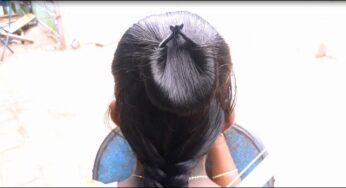 Easy and simple hairstyle making video