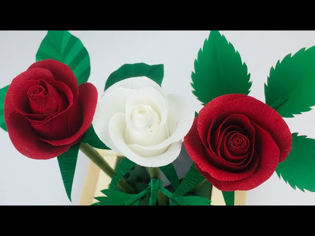 DIY - Rose Flower From Paper | How To Make Paper Rose Easy | Paper Flower | Rose Flower Making 