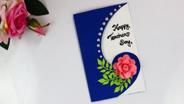 How To Make Teachers Day Card Bizimtube Creative Diy Ideas Crafts And Smart Tips