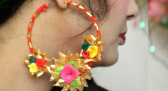 Old Hoop Earring Reuse Idea| Making Beautiful gota patti hoop earring| #hoop #fashion #jeweleryhacks