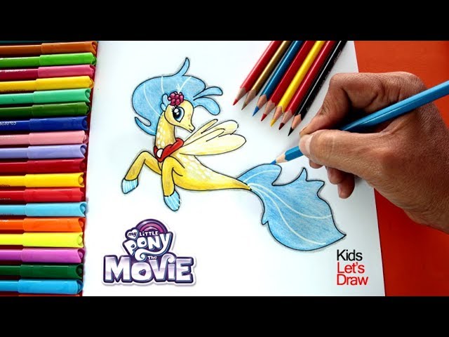 Cómo Dibujar a la Princesa SKYSTAR My Little Pony La Película 2017 | How to draw Princess SkyStar 