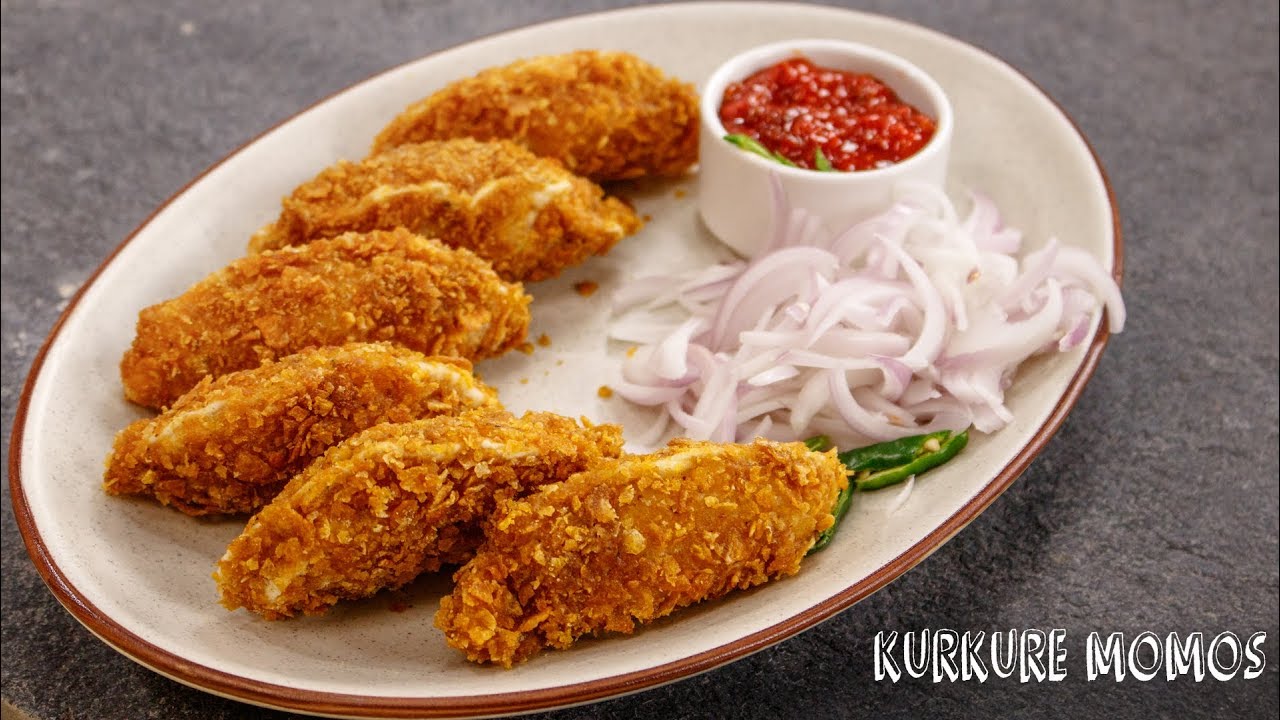Kurkure Momos Recipe Crunchy Juicy Soya Veg Momo Cookingshooking - chicken nugget song roblox music youtube