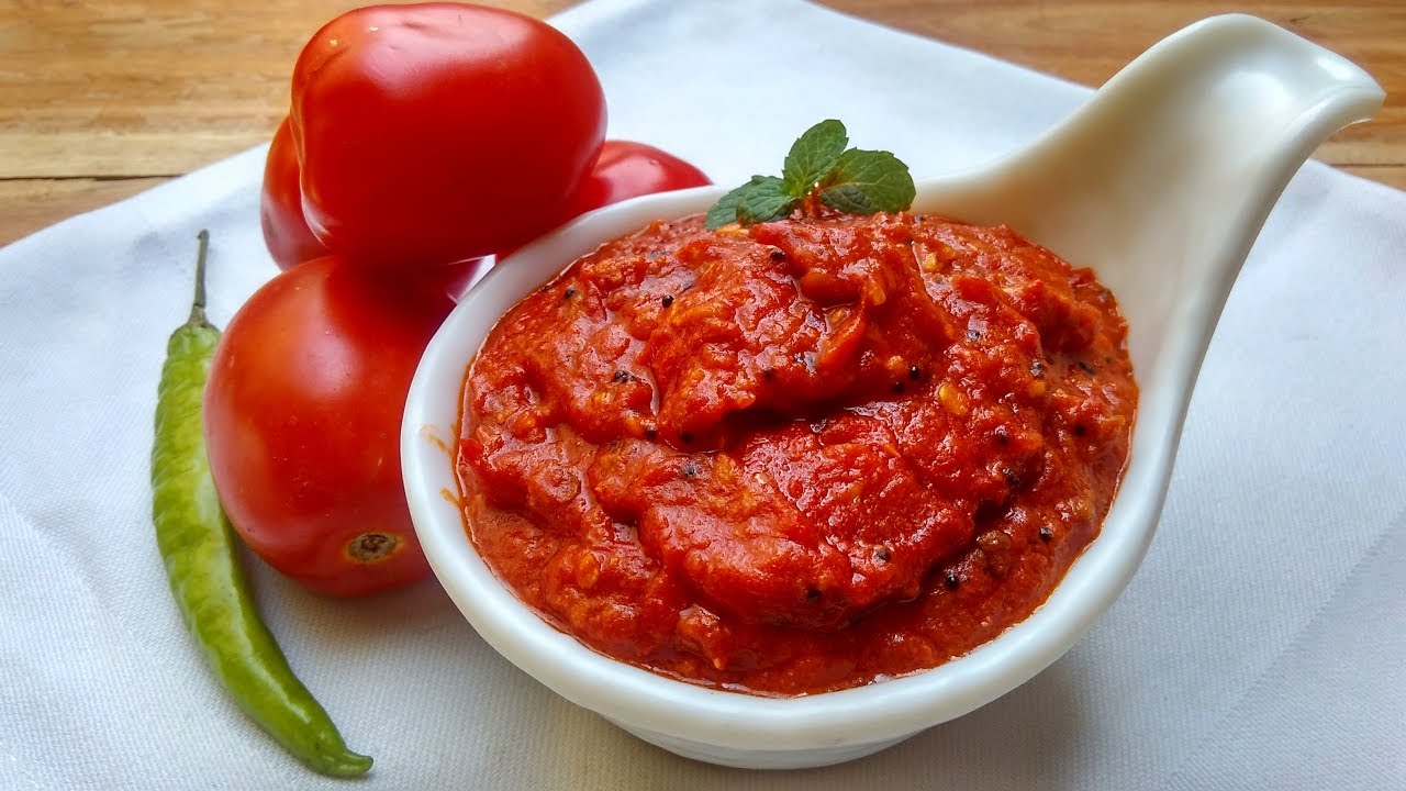 Tomato Chutney Recipe | Tamatar ki Chutney | Recipe in Hindi by Indian ...