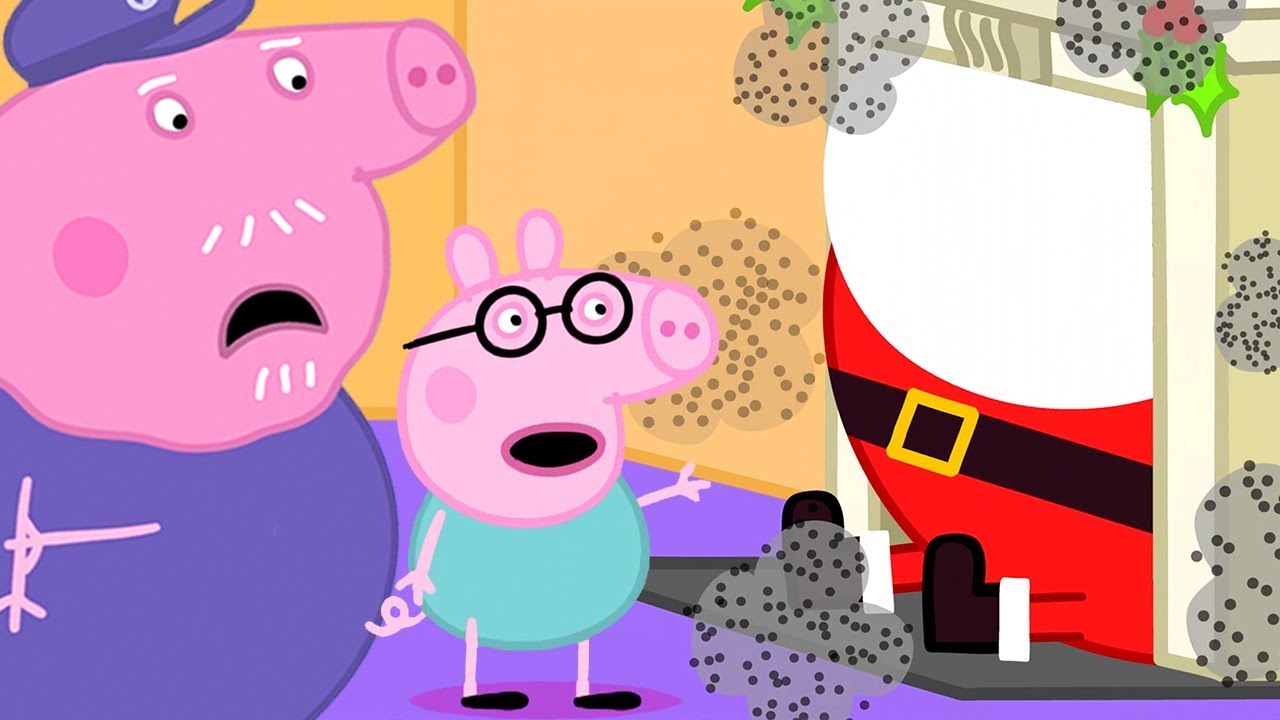 Peppa Pig Official Channel ? Santa's Visit at Grandpa Pig's House 