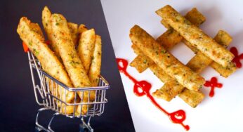 LockDown Recipes, Instant snack recipe, Cheesy Potato sticks recipe, Tea time snacks, kids special