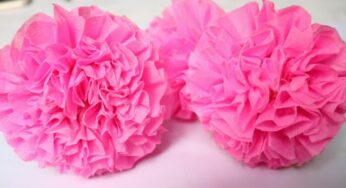 How to Make Tissue Paper Flowers | Making Flowers from Tissue Paper | Room decor ideas