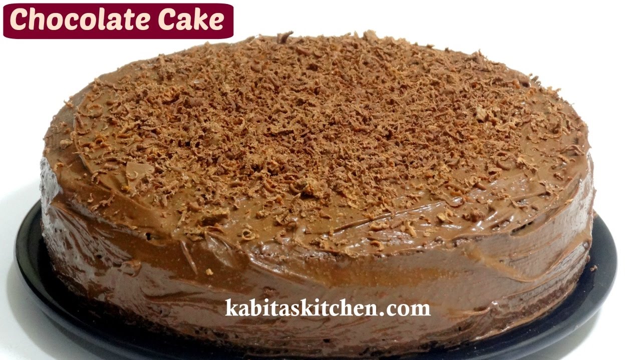 Chocolate Cake Recipe | Basic Chocolate Cake | Easy Cake with Readymade Icing | kabitaskitchen 