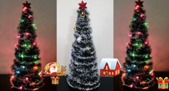 Christmas Tree Making/ Quick, Clean and Easy Christmas tree/Christmas Tree Decoration ideas