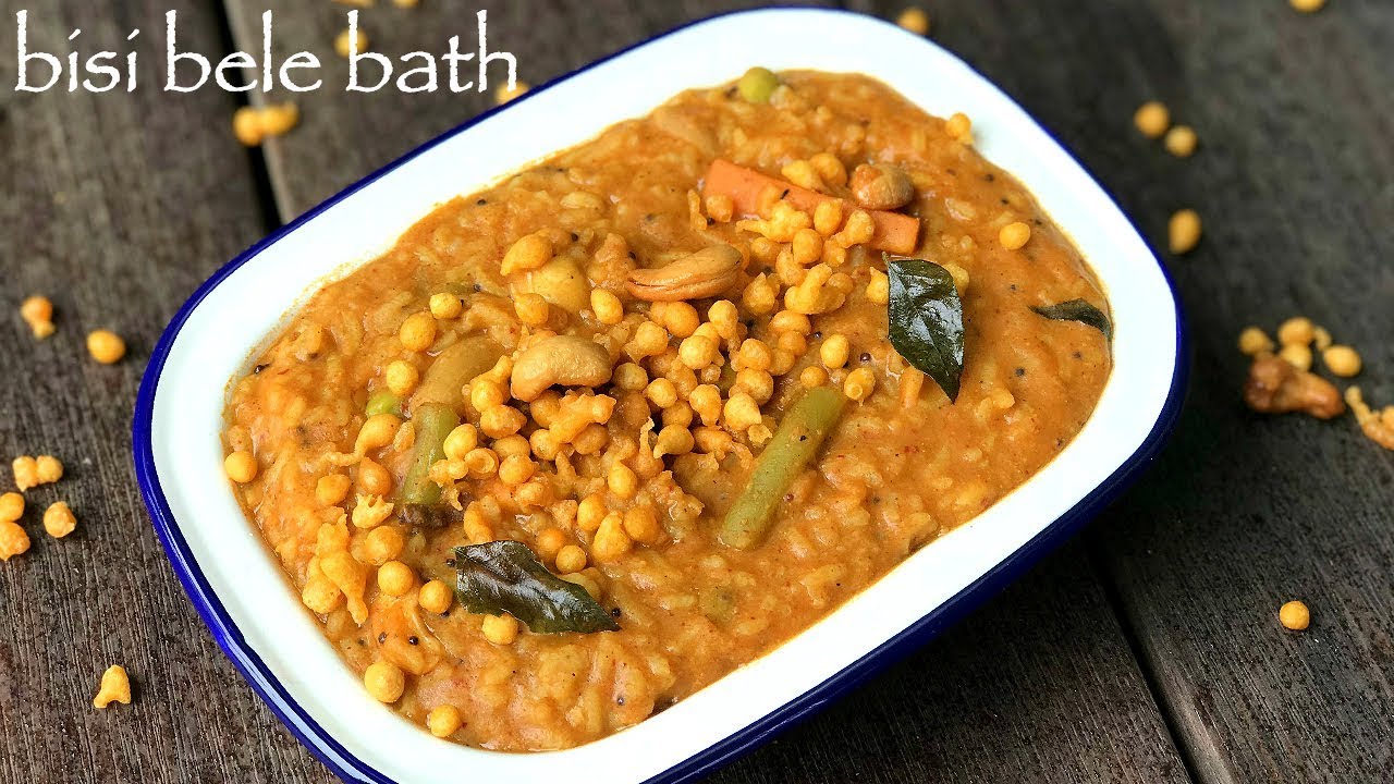 bisi bele bath recipe bisibelabath recipe bisibele bhath or bisibele rice.