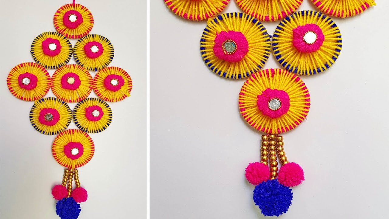 DIY || Old bangles reuse idea | Best wall hanger idea | DIY arts and crafts | Amazing craft idea 
