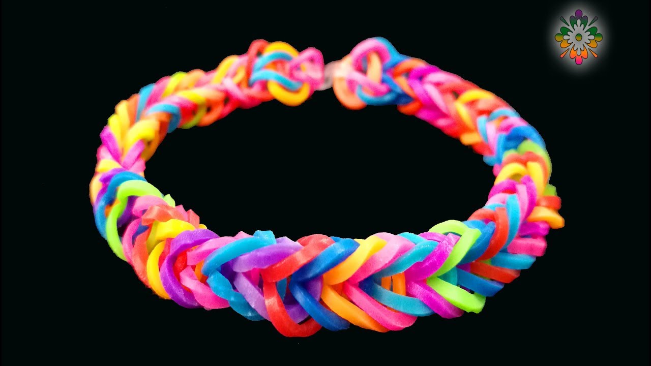 kids-diy-how-to-make-rainbow-loom-bracelet-with-your-fingers-easy