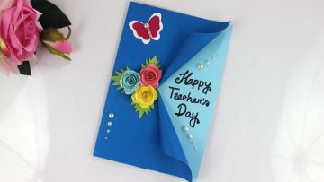 Teachers Day Card Making Bizimtube Creative Diy Ideas Crafts And Smart Tips