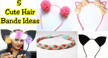 4 DIY Teenager Kitty Hairbands at Home| Making Easy Headband Ideas| #Kittyhairband #lifehacks