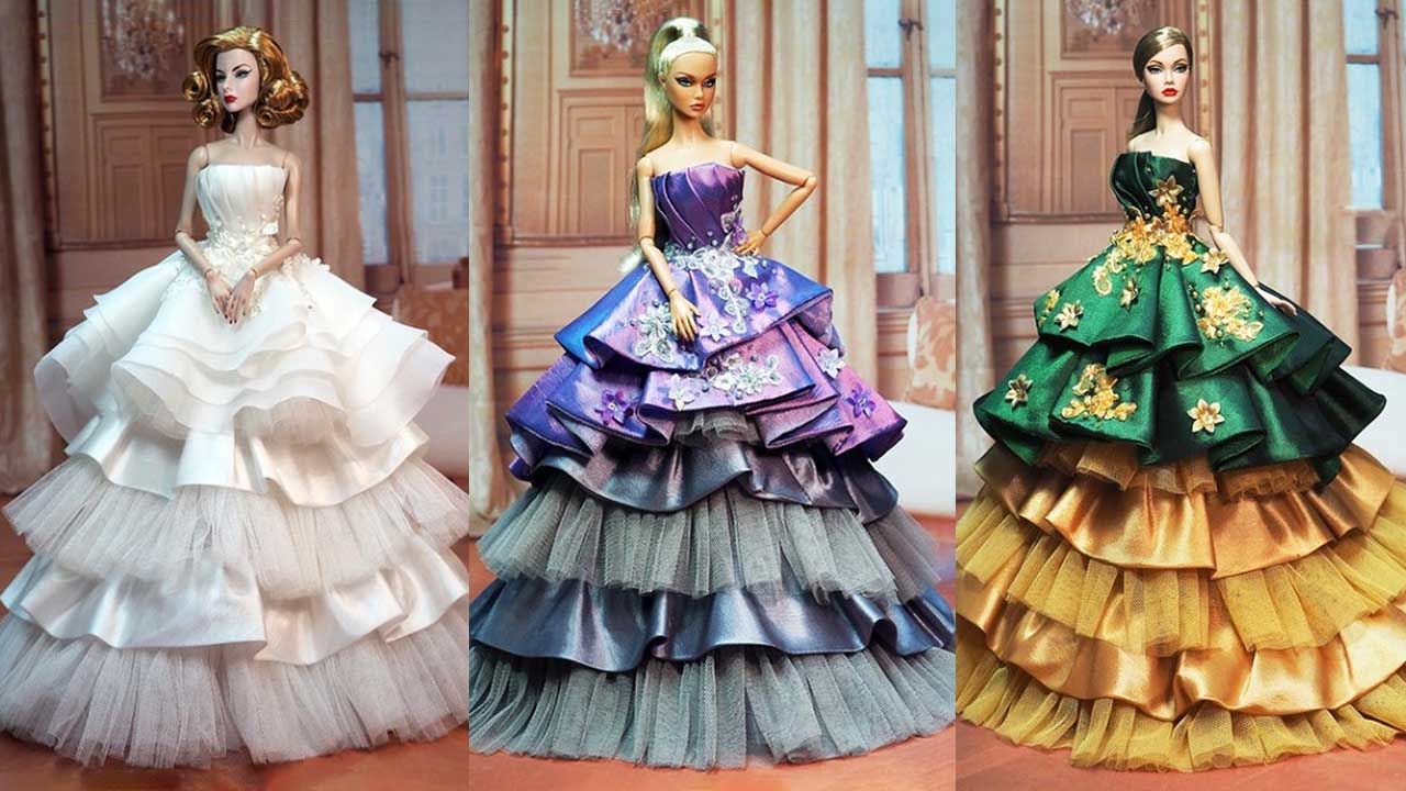 5 Gorgeous DIY Barbie Doll Dresses 2020 ❤️ You'll Want To Try ASAP! 