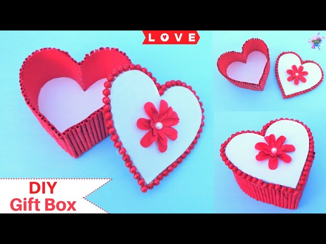 DIY Heart shaped Gift Box | Valentine's Day Gift Ideas 2020 | Paper Craft 