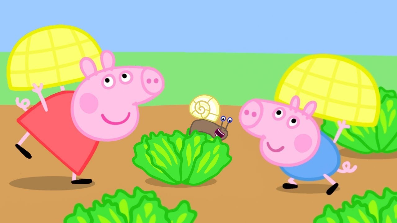 Peppa Pig Official Channel | Peppa Pig Pretends to be a Snail 