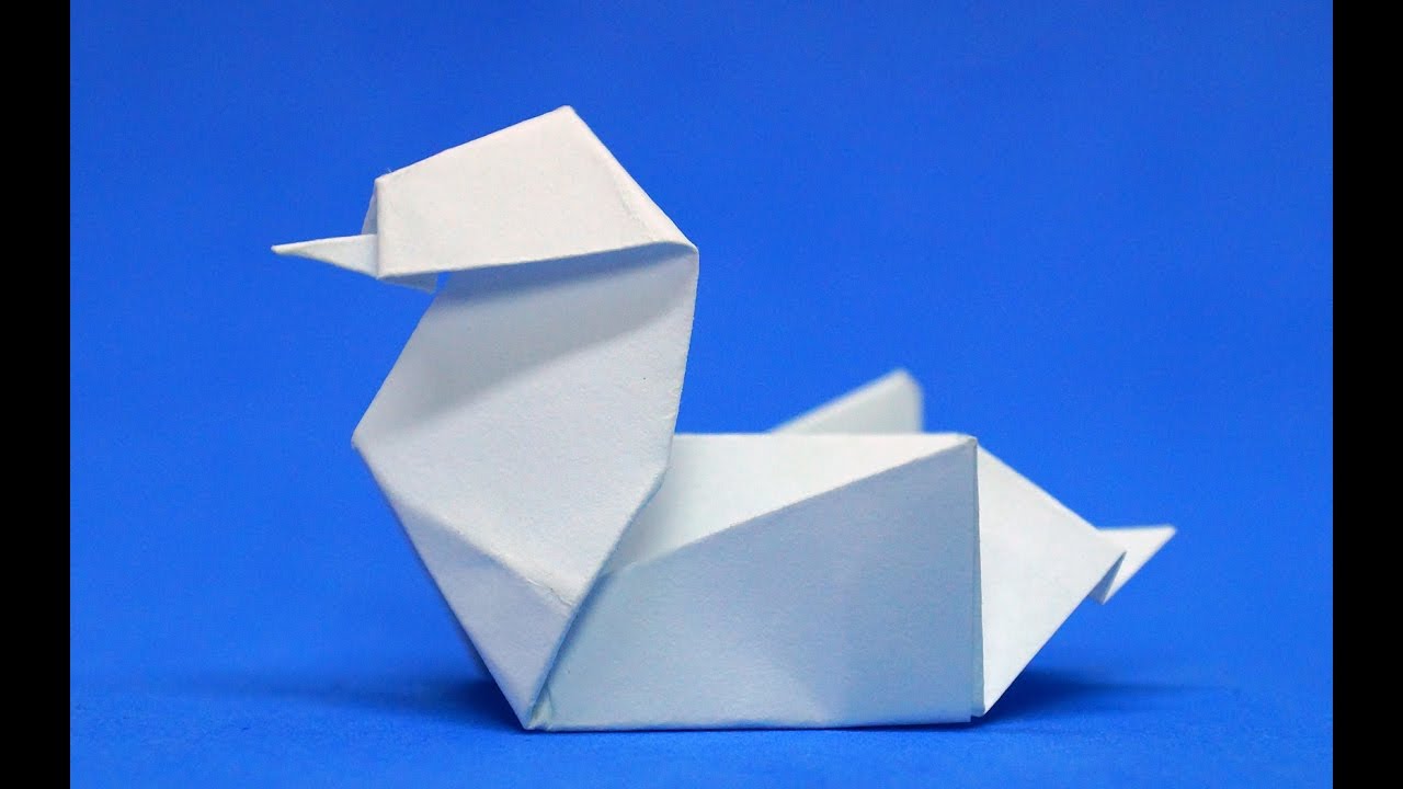 How to Make a paper Duck / origami for kids / DIY beauty and easy 