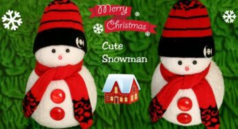DIY Snowman|Making Socks Snowman|Christmas Craft idea for Kids|Christmas & New Year Decor ideas