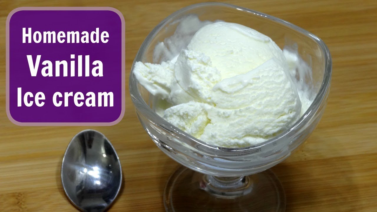 Vanilla ice cream | 3 ingredients ice cream | homemade Egg less ice cream | KabitasKitchen 