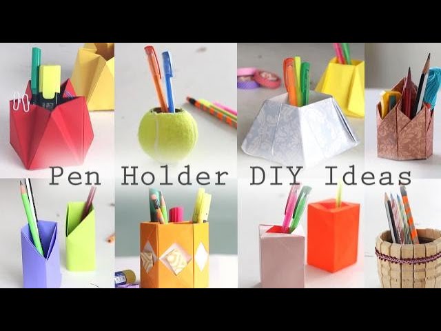 Easy DIY Pencil Holder Ideas 