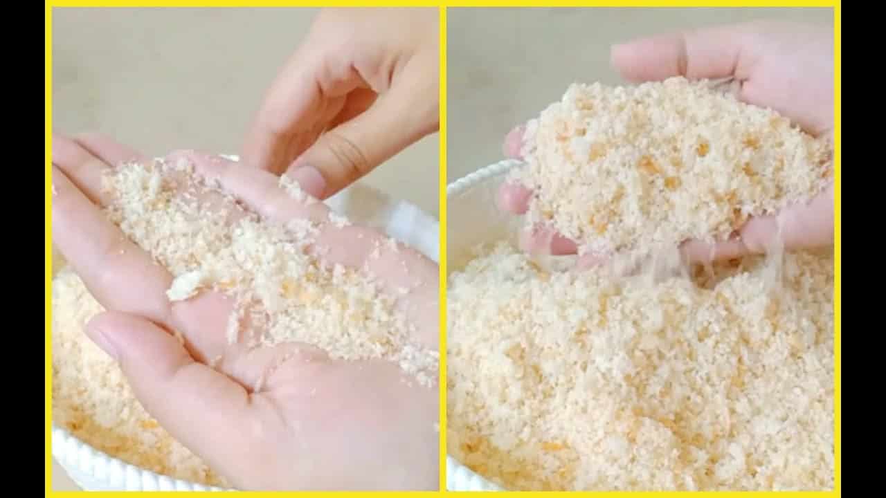 How to make bread crumbs with leftover bread 