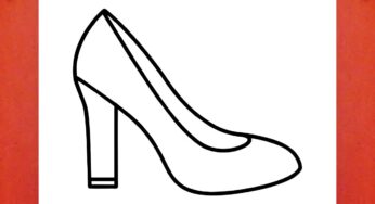 HOW TO DRAW A HIGH HEEL SHOE