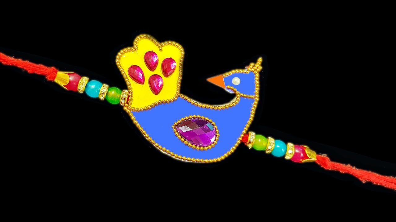 Peacock Rakhi || DIY 