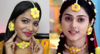 Radha “Mallika Singh”inspired Jewelry Set| Flowers Jwellery For Haldi Ceremony| #radhakrishn