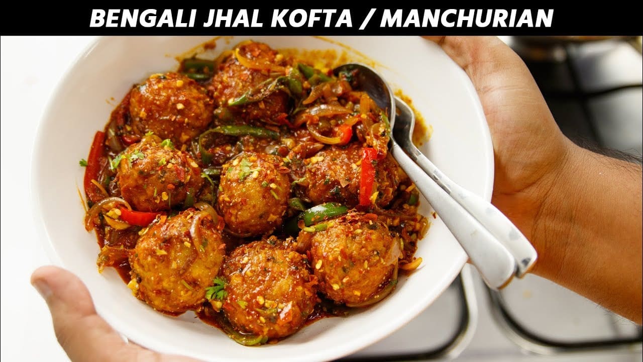 Jhal Kofta - Bengali Veg Manchurian - CookingShooking Restaurant Recipes 